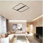 Πλαφονιέρα οροφής LED 35W 3CCT σε μαύρη απόχρωση D:50x50cm (6110) - Image 3