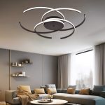 Πλαφονιέρα οροφής LED 46W 3CCT σε μαύρη απόχρωση D:60cm (6111-B) - Image 2