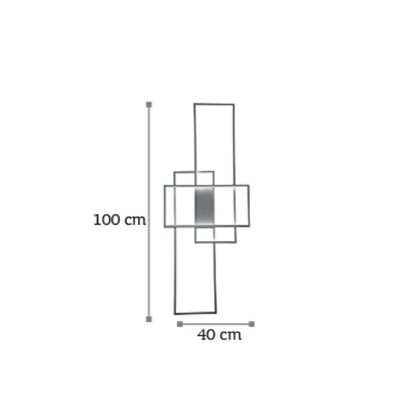 Φωτιστικό οροφής LED 80W από αλουμίνιο σε απόχρωση χρυσό ματ - Image 3
