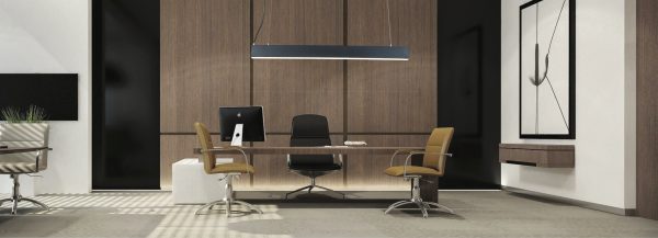 Κρεμαστό γραμμικό φωτιστικό LED 40W σε μαύρη απόχρωση (6172-120-Μαύρο) - Image 4