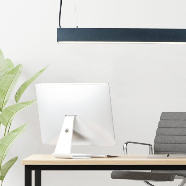 Κρεμαστό γραμμικό φωτιστικό LED 50W σε λευκή απόχρωση (6172-180-Λευκό) - Image 2