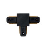 Σύνδεσμος Τ Μαύρος Μονοφασικής Ράγας (TC003-ΜΑΥΡΟ)