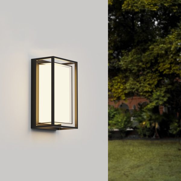Επίτοιχο Φωτιστικό εξωτερικού χώρου Isabella LED 12W 3000K   Μαύρο D:100x145x245mm (80205511) - Image 3