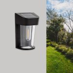 InLight Eagle LED 2W 3000K Επίτοιχο φωτιστικό εξωτερικού χώρου Μαύρο D:13,3cmx8,6cmx5,8cm (80206411S) - Image 2