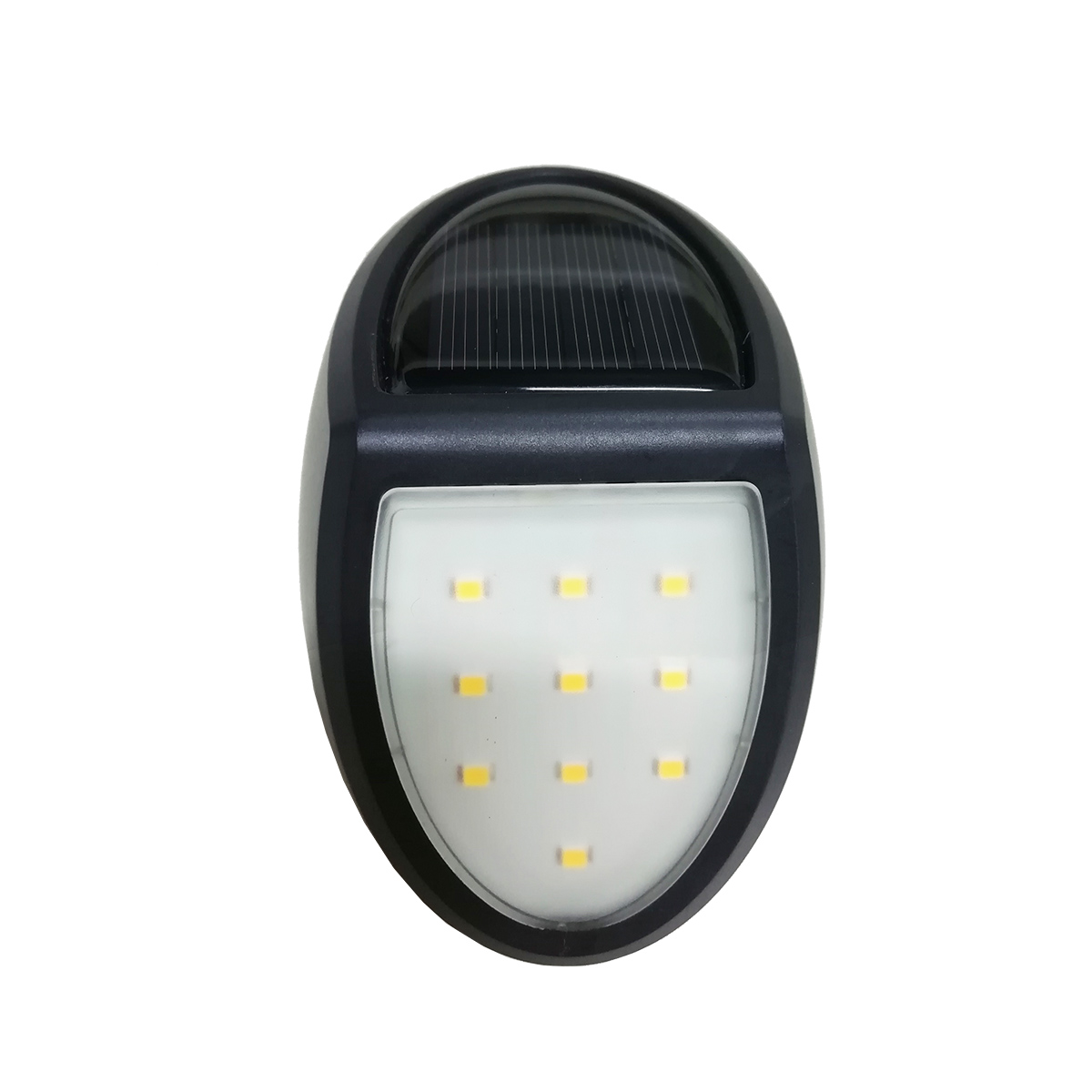 80206810S_1 Moon LED 0,8W 2700K | 6500K Ηλιακό επίτοιχο φωτιστικό Μαύρο D:120x75x41mm (80206810S) - Image 1
