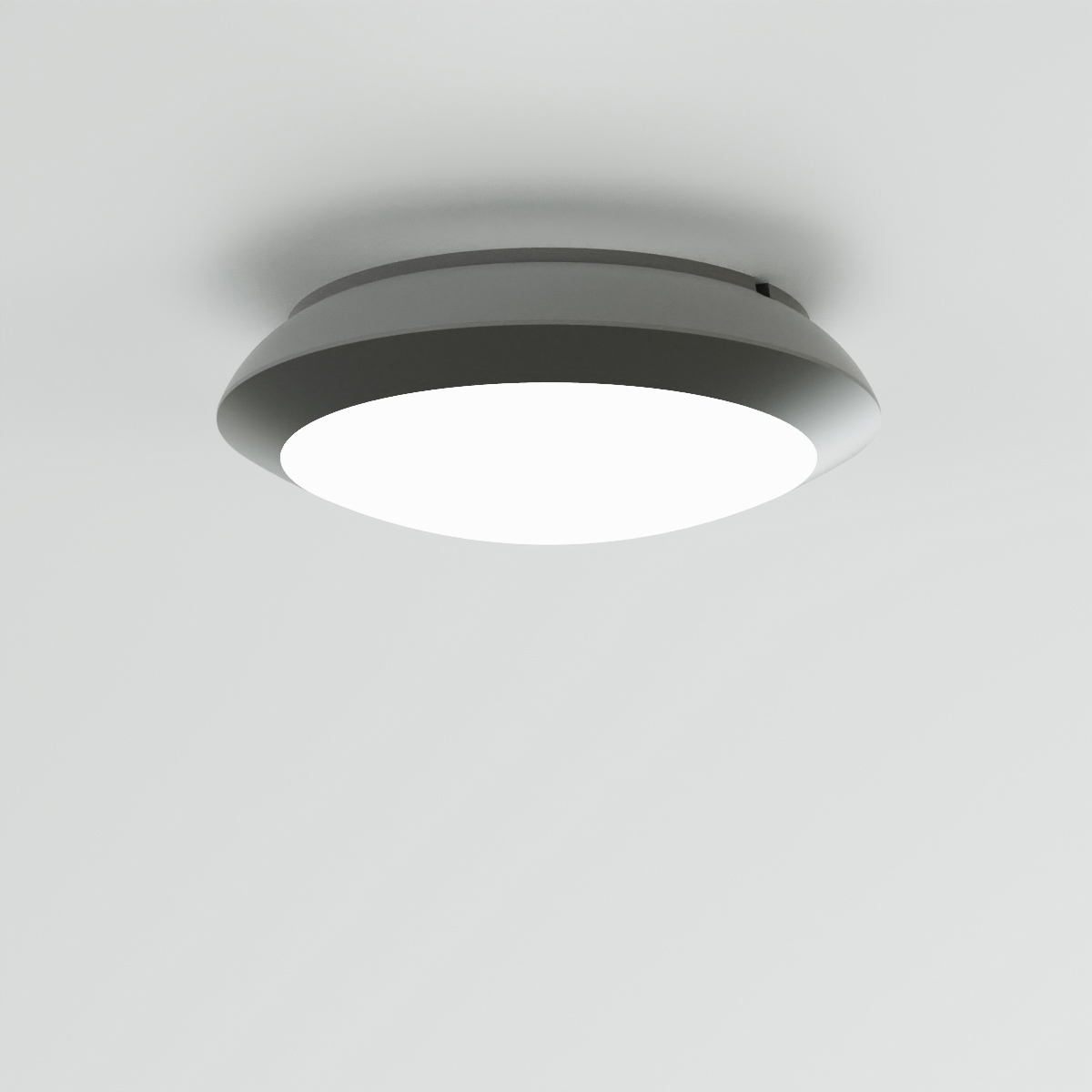 80300834_1 Οροφής Εξωτερικού χώρου Champlain 1xE27 Γκρι D:90x285x285mm (80300834) - Image 1