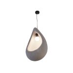 Κρεμαστό φωτιστικό από Fiberglass Wabi Sabi style 1XE27 D:30cm (4054)