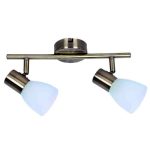 Επιτοίχιο σποτ από μέταλλο σε οξυντέ απόχρωση (9065-2Φ-Οξυντέ)