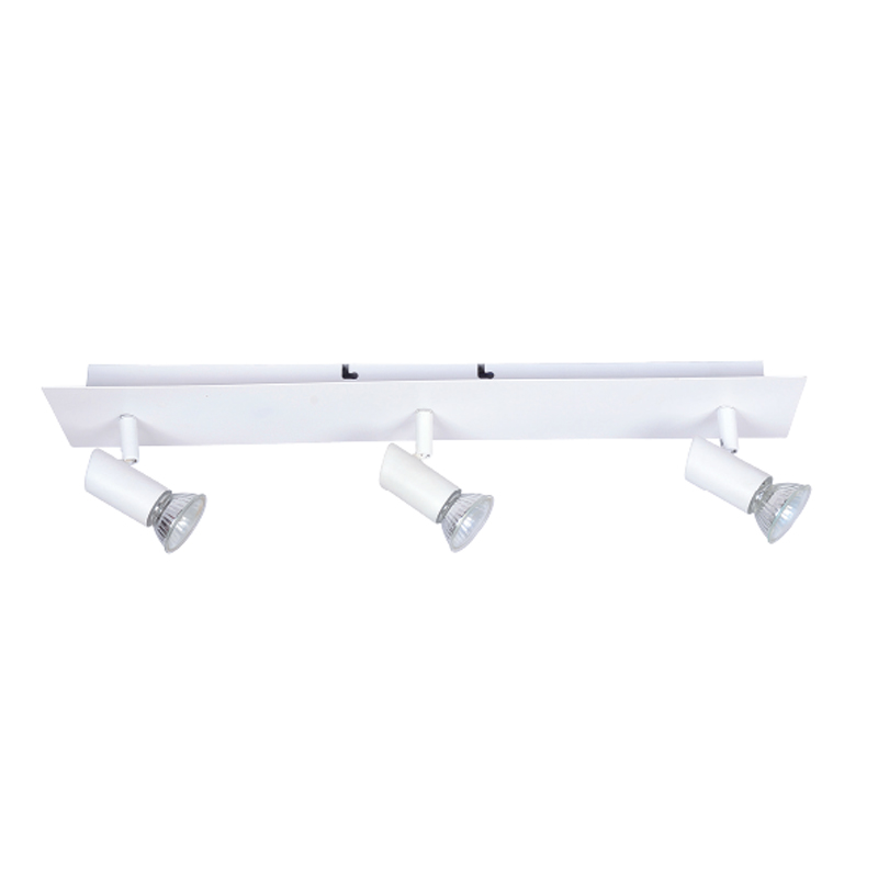 9078-3-WH Επιτοίχιο σποτ από μέταλλο σε λευκή απόχρωση (9078-3Φ-Λευκό) - Image 1