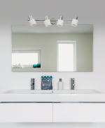 Επιτοίχιο σποτ από μέταλλο σε απόχρωση λευκής πατίνας (9079-4Φ-Λευκή Πατίνα) - Image 3