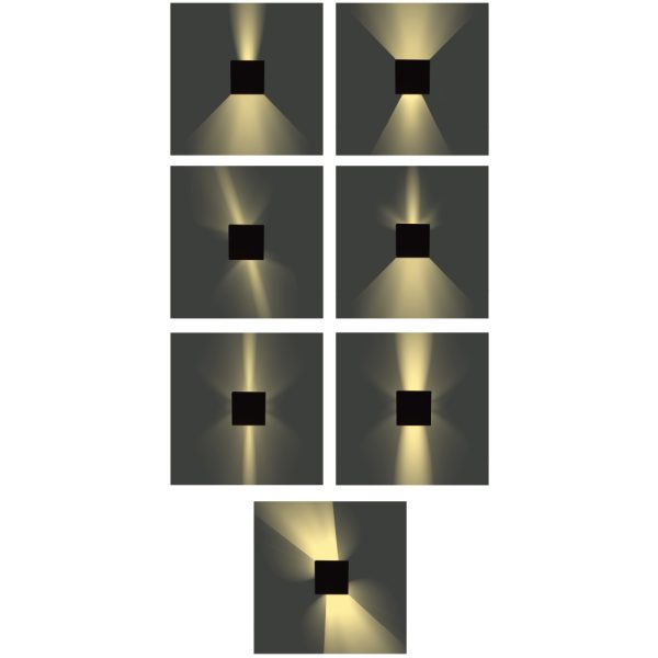 Εξωτ. Χώρου Emerald LED 10W 3000K Outdoor Wall Lamp Anthracite D:9,9cmx9,9cm (80203141) - Image 3