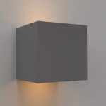 Εξωτ. Χώρου Emerald LED 10W 3000K Outdoor Wall Lamp Grey D:9,9cmx9,9cm (80203131)