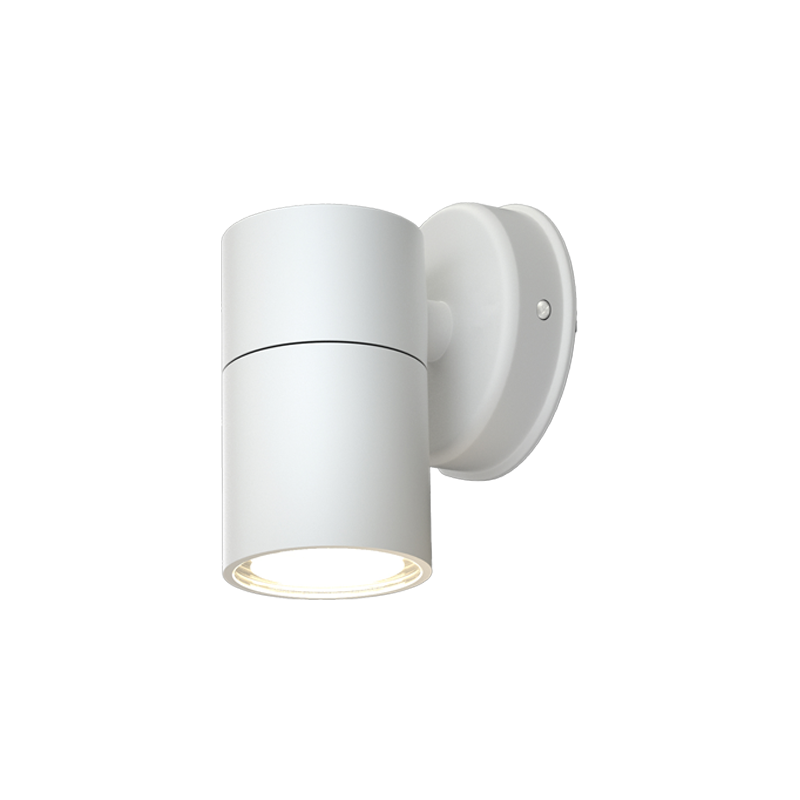 Eklutna-white it-Lighting Eklutna 1xGU10 Outdoor Wall Lamp White D:11.3cmx11.3cm (80200524) - Image 1