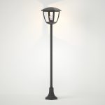 it-Lighting Avalanche 1xE27 Outdoor Pole Light Black D:120cmx18.5cm (80500114) - Image 2
