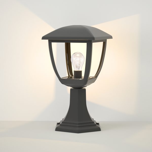 it-Lighting Avalanche 1xE27 Outdoor Stand Light Black D:35.3cmx18.5cm (80400214) - Image 2