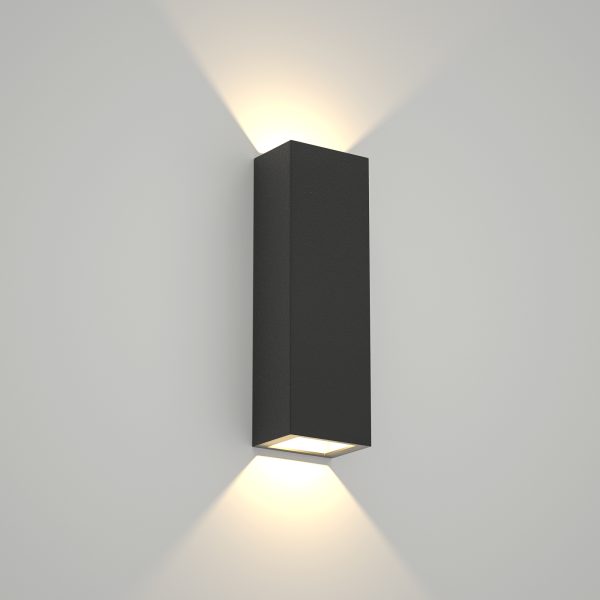 it-Lighting Lanier LED 5W 3000K Outdoor Up-Down Wall Lamp Anthracite D:12cmx4.1cm (80201041) - Image 2