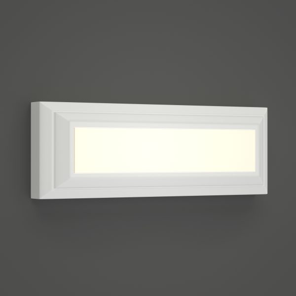 it-Lighting Willoughby LED 4W 3CCT Outdoor Wall Lamp White D:22cmx8cm (80201320) - Image 2
