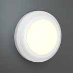 it-Lighting Jocassee LED 3.5W 3CCT Outdoor Wall Lamp White D:15cmx2.7cm (80201420) - Image 2