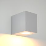 it-Lighting Norman 1xGU10 Outdoor Up or Down Wall Lamp Grey D:8cmx7cm (80200434) - Image 2
