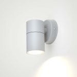 it-Lighting Eklutna 1xGU10 Outdoor Wall Lamp Grey D:11.3cmx11.3cm (80200534) - Image 2