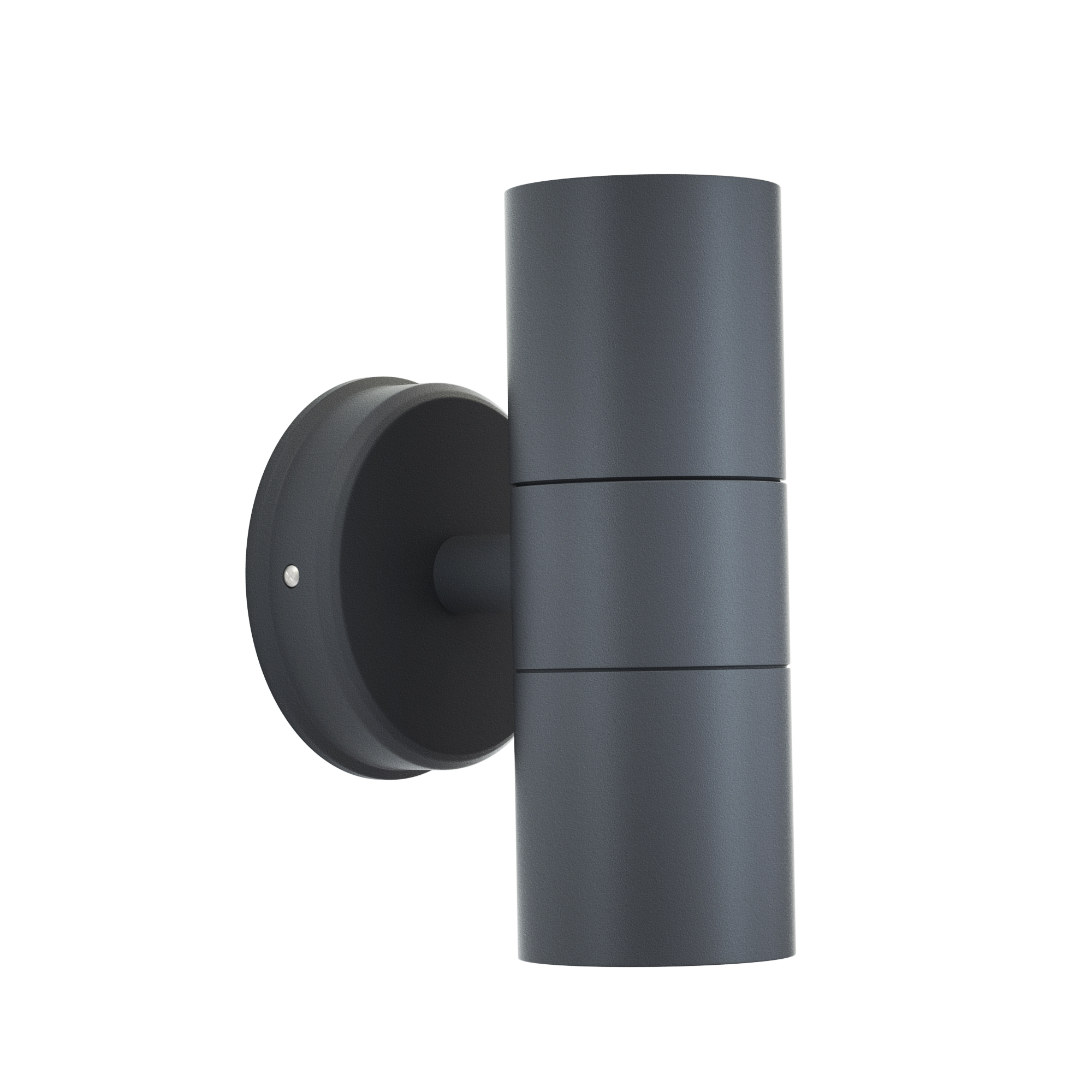 GD-PUD09-2白底图2 it-Lighting Ouachita 2xGU10 Outdoor Up-Down Wall Lamp Anthracite D15.2cmx11.3cm (80200644) - Image 1