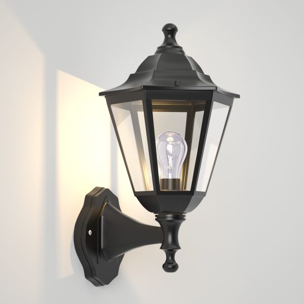 it-Lighting Redfish 1xE27 Outdoor Wall Lamp Black D:36cmx23.5cm (80202614) - Image 4