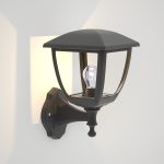 it-Lighting Avalanche 1xE27 Outdoor Wall Lamp Black D:22cmx30cm (80201214) - Image 2