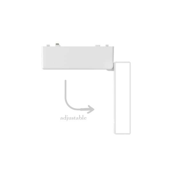 Φωτιστικό LED 5W 3CCT για Ultra-Thin μαγνητική ράγα σε λευκή απόχρωση (by tuya and zigbee) D:12,8cmX8cm (T04905-WH) - Image 3