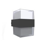 Εξωτ. Χώρου Louise LED 8W 3000K Outdoor Wall Lamp Anthracite D:10,5cmx13,3cm (80203341)