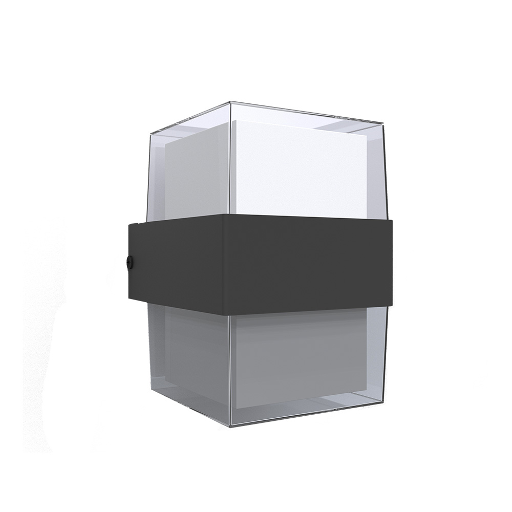 LOUISE-2 Εξωτ. Χώρου Louise LED 8W 3000K Outdoor Wall Lamp Anthracite D:10,5cmx13,3cm (80203341) - Image 1