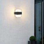 Εξωτ. Χώρου Louise LED 8W 3000K Outdoor Wall Lamp Anthracite D:10,5cmx13,3cm (80203341) - Image 3