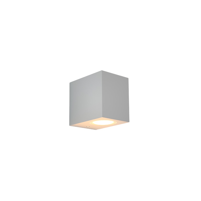 Norman-grey it-Lighting Norman 1xGU10 Outdoor Up or Down Wall Lamp Grey D:8cmx7cm (80200434) - Image 1
