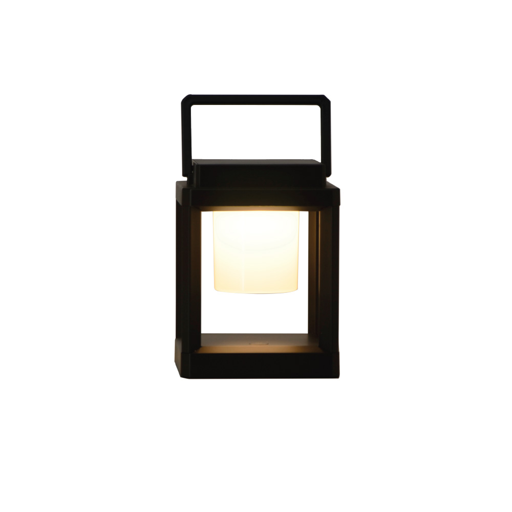 ONTARIO-2 Εξωτ. Χώρου Ontario LED 2W 3000K Πορτατίφ-Λάμπα Black D18,2cmx13,5cm (80100311) - Image 1