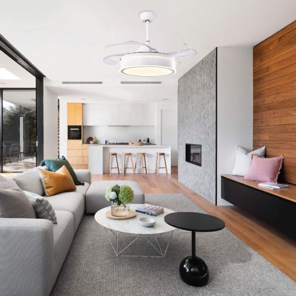 Ανεμιστήρας Οροφής Peyto 36W 3CCT LED Fan Light in White Color (102000310) - Image 4