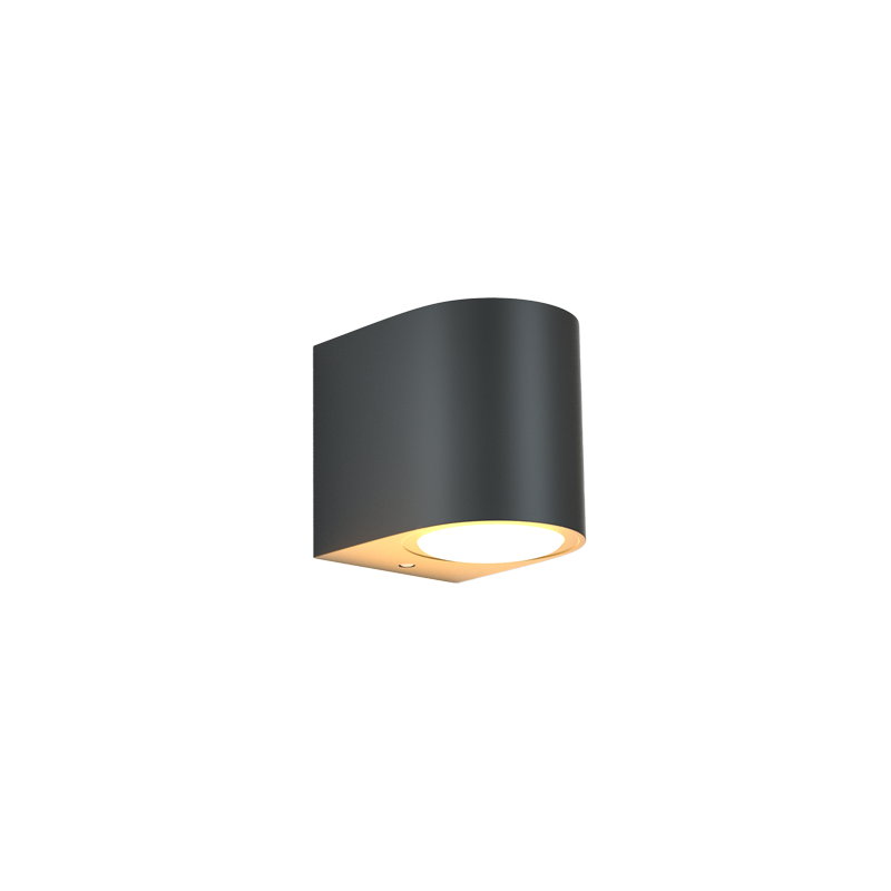 Powell-anthracite-80200244 Επιτοίχιο Φωτιστικό Powell 1xGU10 Εξωτ. Χώρου Up or Down Ανθρακί D:9cmx8cm It-Lighting (80200244) - Image 1