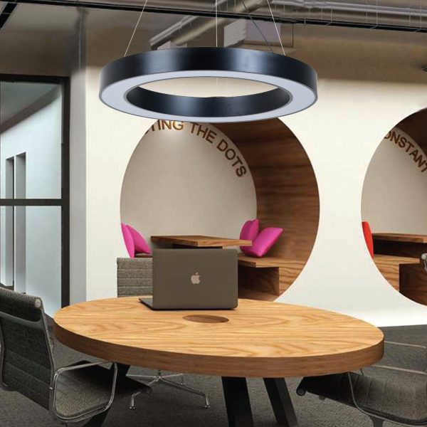 Κρεμαστό φωτιστικό LED 50w σε μαύρο χρώμα D60cm - Image 3