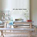 Κρεμαστό φωτιστικό LED από μαύρο μέταλλο και σωλήνα σιλικόνης (6018) - Image 3