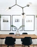 Φωτιστικό Οροφής 3 Φώτα σε μαύρο χρώμα με χρυσό ματ λεπτομέρειες και γυαλί - Image 3