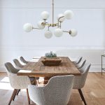 Κρεμαστό φωτιστικό από χρώμιο μέταλλο και λευκή οπαλίνα (6169-8Φ-Χρώμιο) - Image 3