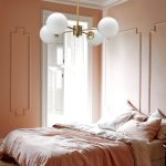 Κρεμαστό φωτιστικό από χρυσό ματ μέταλλο και λευκή οπαλίνα (5316-4) - Image 3