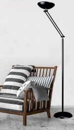 Επιδαπέδιο φωτιστικό από λευκό μέταλλο (45017-Λευκό) - Image 2