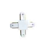 Σύνδεσμος Λευκός Μονοφασικής Ράγας (TC006-Λευκό)