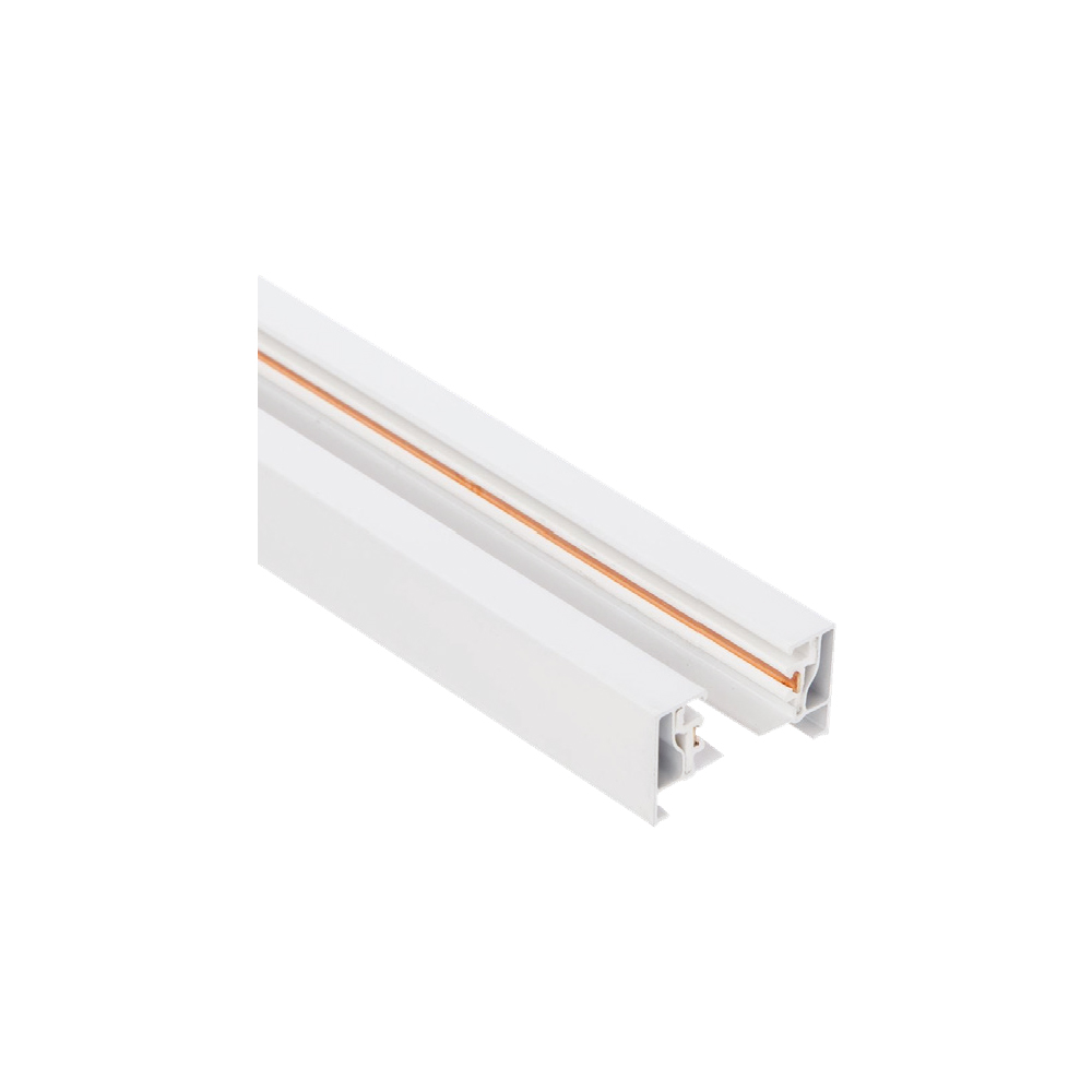 TR1-0012-White_1 Μονοφασική Ράγα 2m σε λευκή απόχρωση (TR1-0012-White) - Image 1
