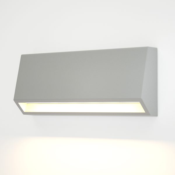 it-Lighting Blue LED 3W 3CCT Outdoor Wall Lamp Grey D:16cmx7cm (80202230) - Image 2