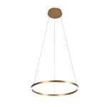 Κρεμαστό φωτιστικό LED 45W 3CCT (by switch on base) D:100cm (6095-AA-Golden)