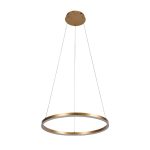 Κρεμαστό φωτιστικό LED 45W 3CCT (by switch on base) D:100cm (6095-AA-Golden) - Image 4