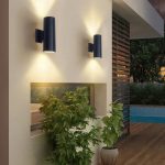 Σποτ Εξωτ. Χώρου Πλαστικό  Winnipeg 2xΕ27 Outdoor Up-Down Wall Lamp Anthracite D:15.3cmx26cm (80203444) - Image 3