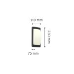 Wilson Εξωτερικού Χώρου Απλίκα Γκρι D:23cmx11cm It-Lighting (80202834) - Image 3