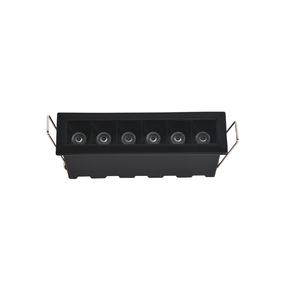 X00200B Downlight σποτ 6*3W 3CCT σε μαύρη απόχρωση (X00200B) - Image 1