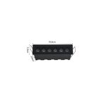 Downlight σποτ 6*3W 3CCT σε μαύρη απόχρωση (X00200B) - Image 2